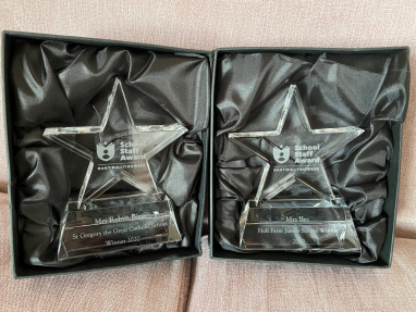 Photo of trophies