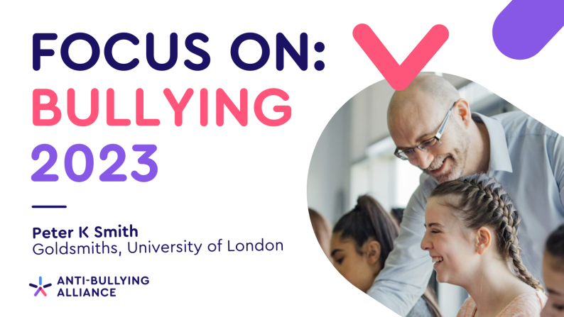 FOCUS ON: BULLYING 2023 wording on a graphic