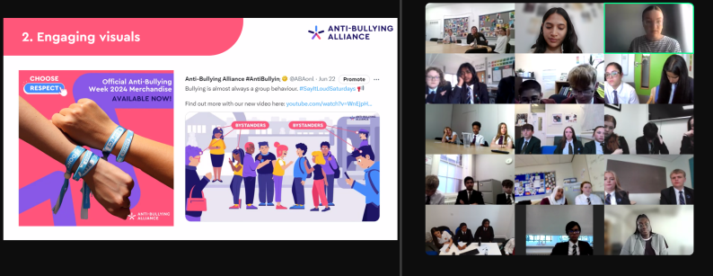 Presentation slide for the Social Media Training 