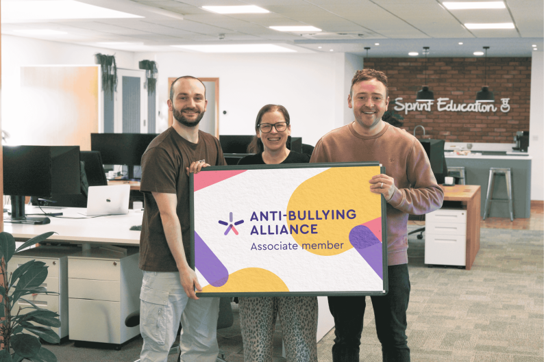 Sprint team with ABA logo