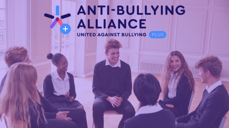 United Against Bullying Plus - image of young secondary school age children speaking