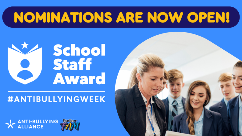 School Staff Award 2025 asset - saying nominations are now open