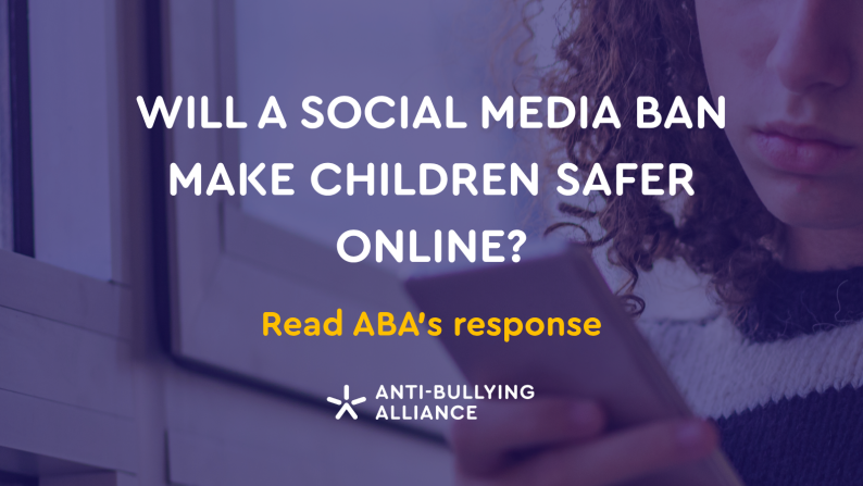 Blog title with image of young person on phone