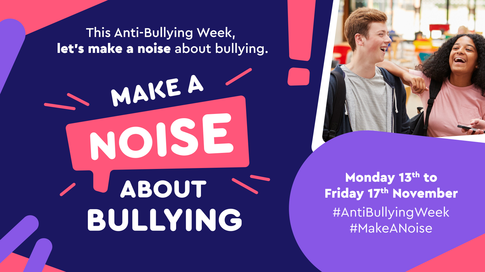 Anti Bullying Week 2023 Theme Launch As Make A Noise About Bullying